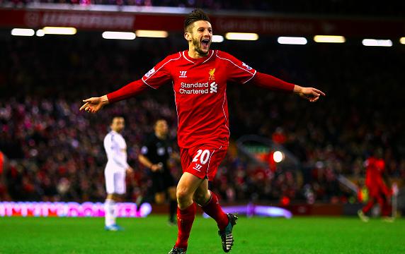 Will Lallana help Liverpool get their third win in a row next Thursday? 
