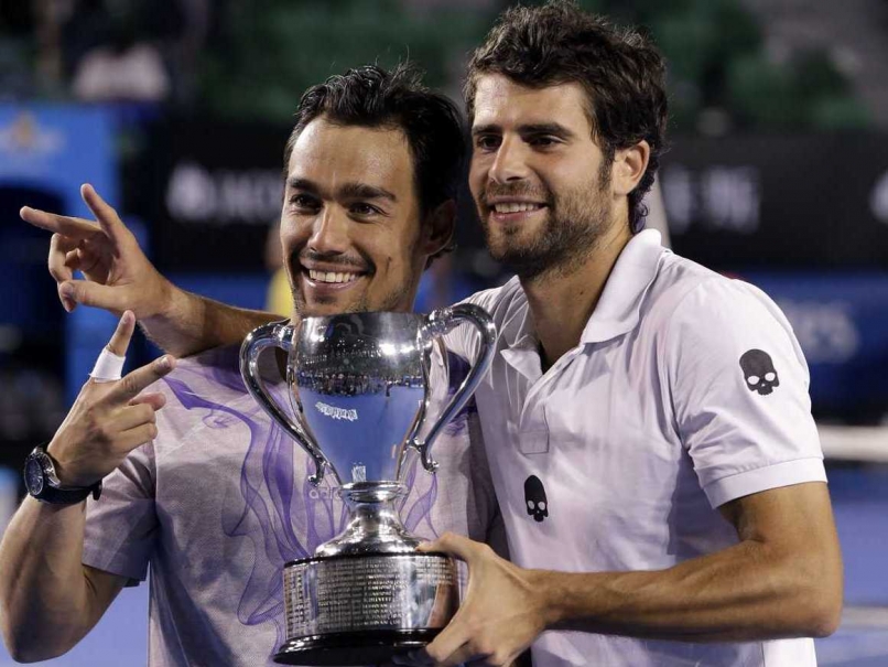 Simone Bolelli and Fabio Fognini Australian Open 2015-Men's Doubles Winners