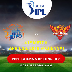 Chennai Super Kings vs Sunrisers Hyderabad 41st Match Prediction Betting Tips Preview