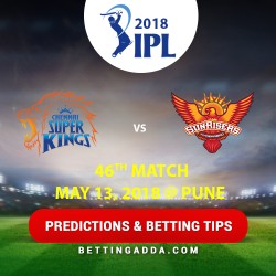Chennai Super Kings vs Sunrisers Hyderabad 46th Match Prediction Betting Tips Preview 1