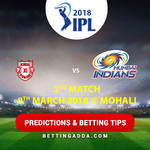 Kings XI Punjab vs Delhi Daredevils 2nd Match Prediction Betting Tips Preview