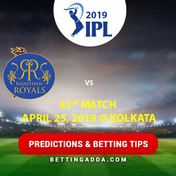 Kolkata Knight Riders vs Rajasthan Royals 43rd Match Prediction Betting Tips Preview