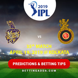 Kolkata Knight Riders vs Royal Challengers Bangalore 35th Match Prediction Betting Tips Preview