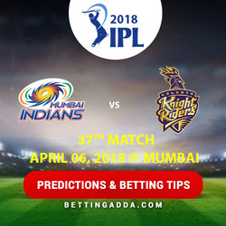Mumbai Indians vs Kolkata Knight Riders 37th Match Prediction Betting Tips Preview