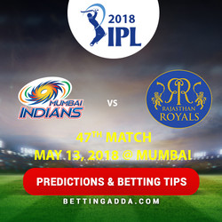 Mumbai Indians vs Rajasthan Royals 47th Match Prediction Betting Tips Preview 1