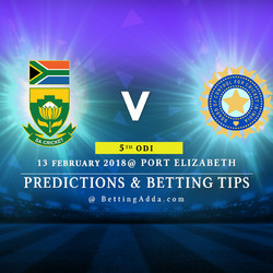 South Africa vs India 5th ODI Prediction Betting Tips Preview